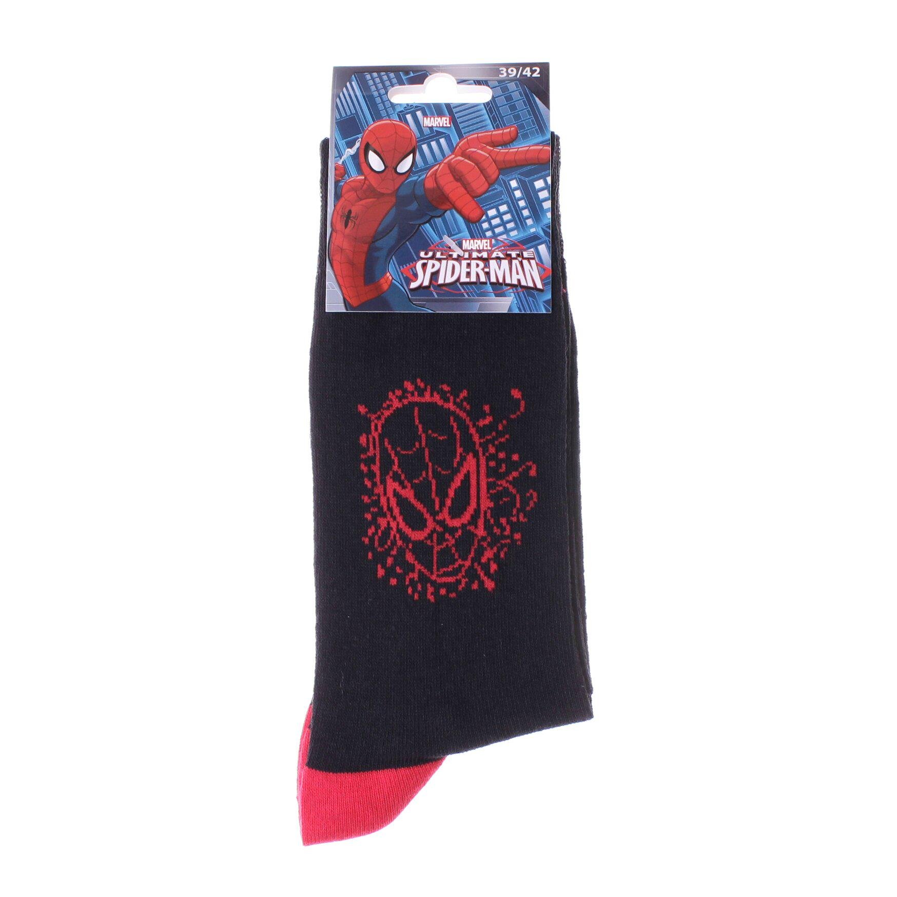 Шкарпетки Marvel Spider-Man Tete Spiderman 1-pack р. 39-42 Black (93152362-8) - фото 2