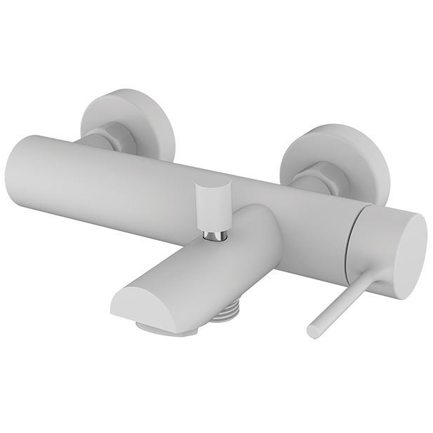 Смеситель для ванны GRB Time 47224471 однорычажный Белый (143057)