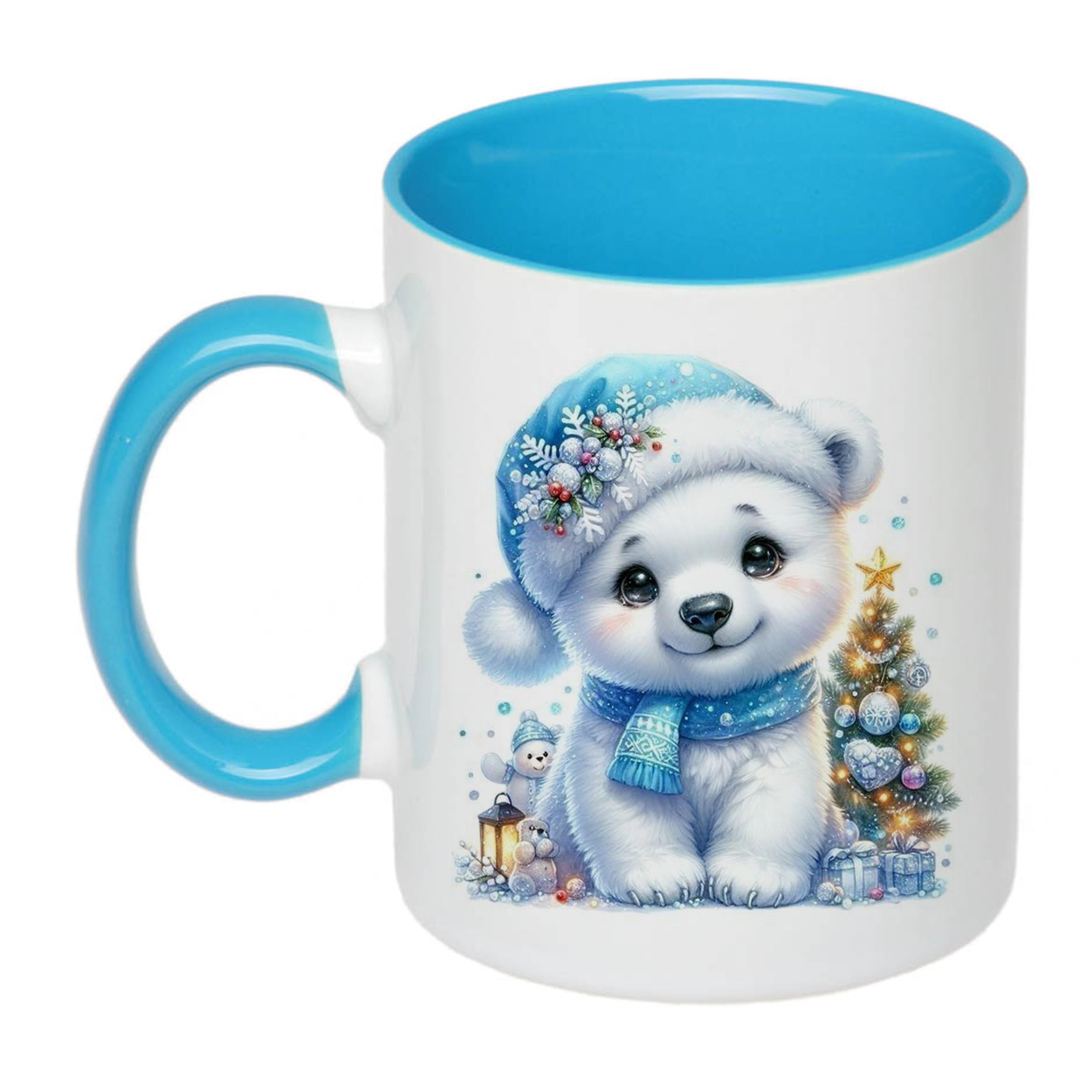 Чашка с печатью Пусть обязательно сбудутся все твои большие мечты 330 мл Голубой (21711)