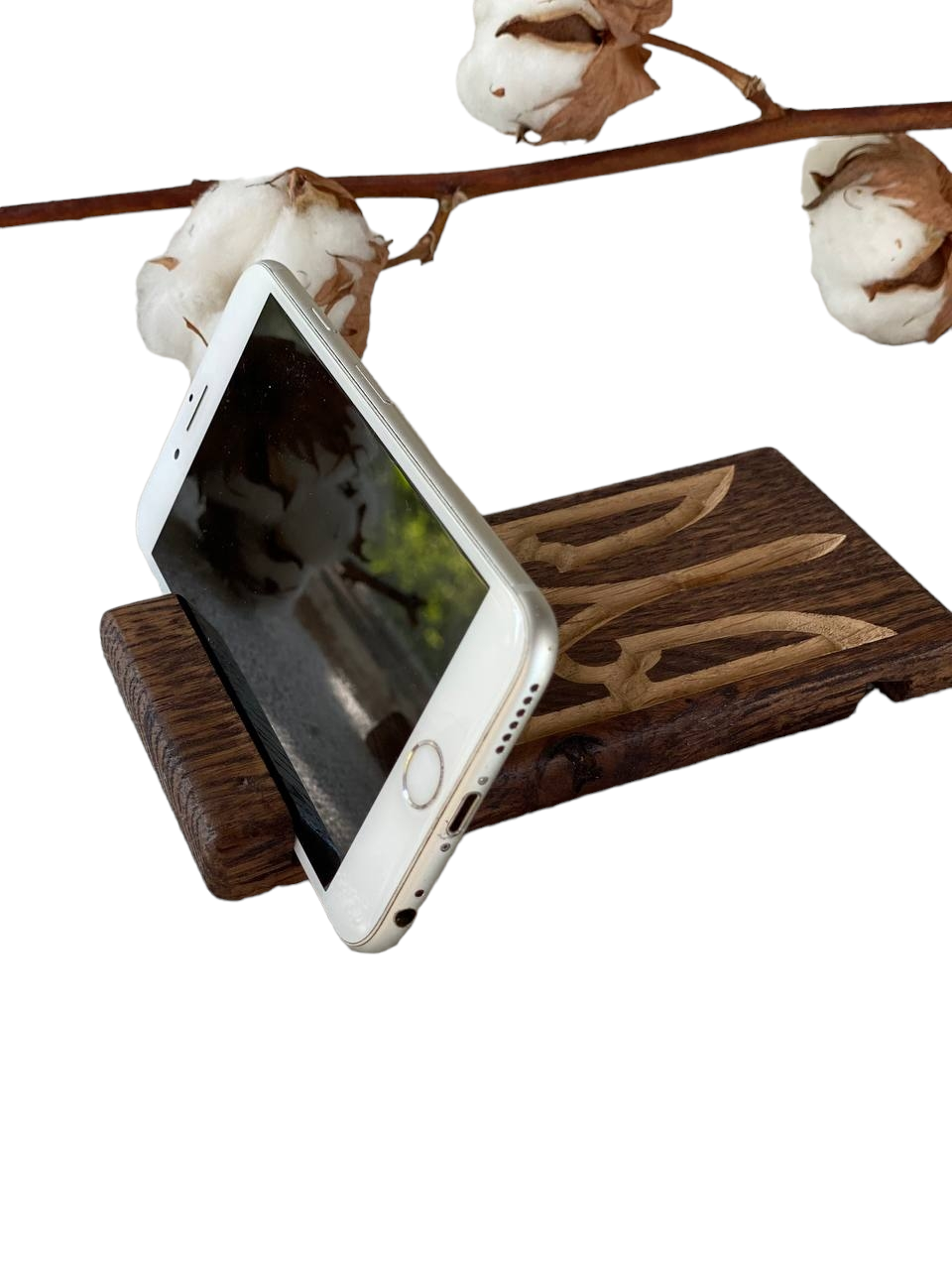 Подставка под телефон/планшет/смартфон из дерева (ППТ_1) - фото 8 Подставка под телефон/планшет/смартфон из дерева (ППТ_1) - фото 8