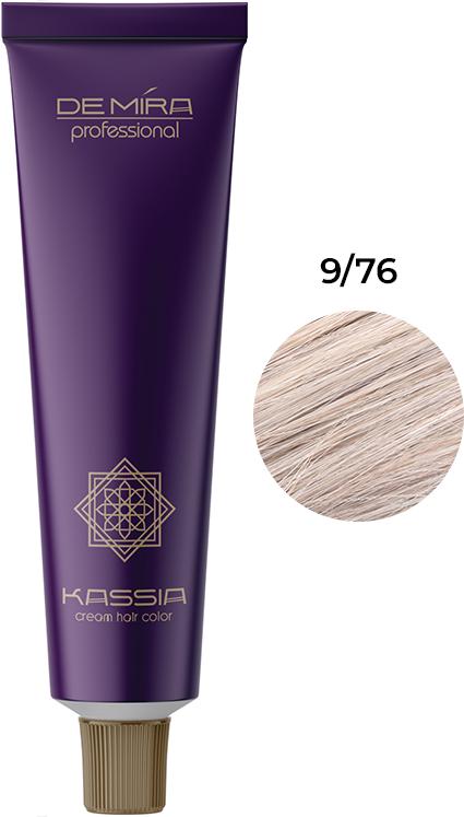 Краска для волос Demira Professional KASSIA 9/76 крем-краска с DePLEX маслом мирры корицы и коллагеном акации 90 мл (56429)