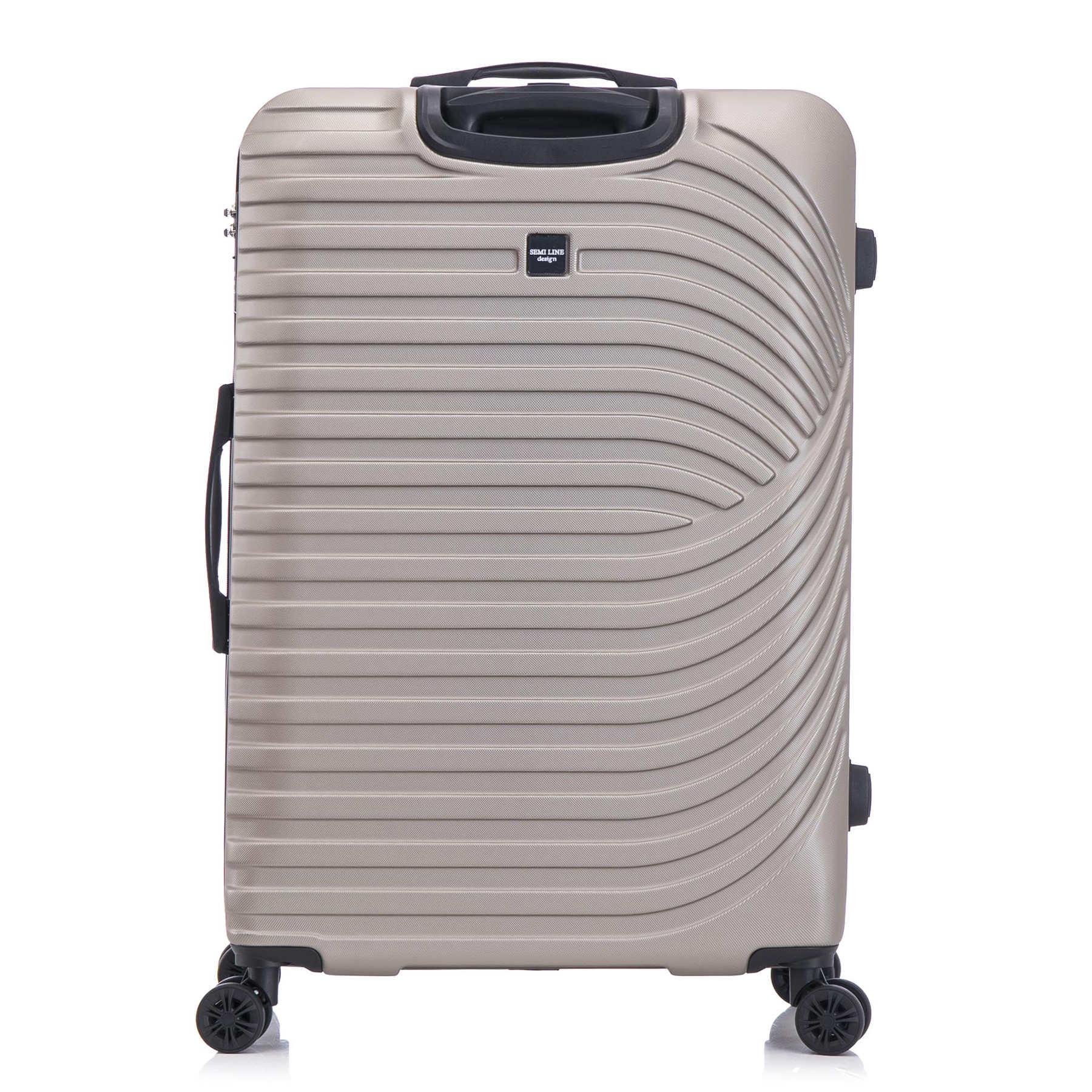 Чемодан SEMI LINE 24" M Champagne (T5864-2) - фото 4 Чемодан SEMI LINE 24" M Champagne (T5864-2) - фото 4