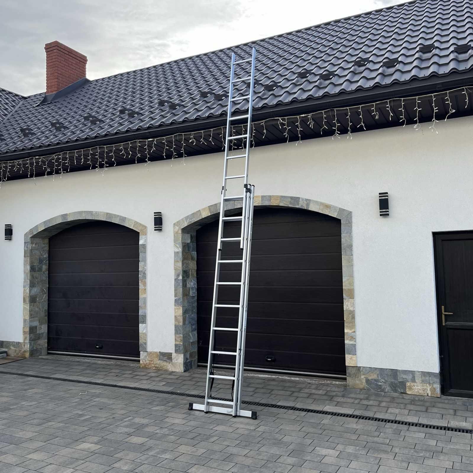 Драбина алюмінієва Higher універсальна розкладна 3х10 (10174481) - фото 7 Драбина алюмінієва Higher універсальна розкладна 3х10 (10174481) - фото 7