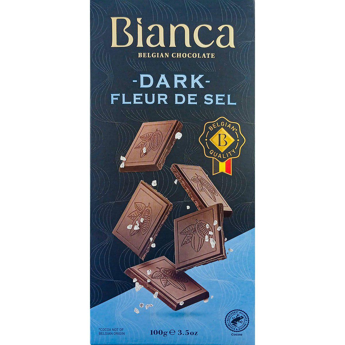 Шоколад чорний Bianca Dark Fleur de Sel 100 г (13354750)