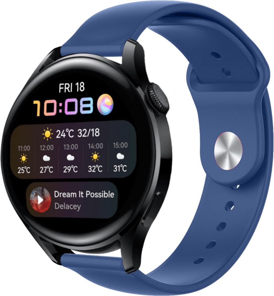 Ремінець Base для Huawei Watch 3 Blue (22558-28) - фото 1 Ремінець Base для Huawei Watch 3 Blue (22558-28) - фото 1