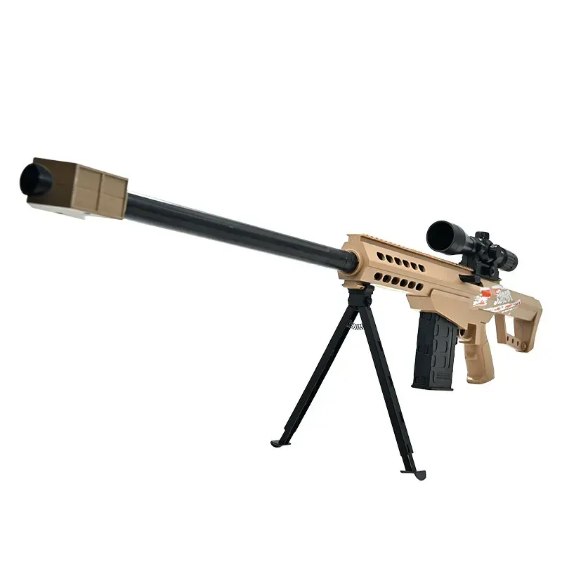 Детская винтовка D 025 со снайперским прицелом мягкие шары с гильзами 90 см (D 025)