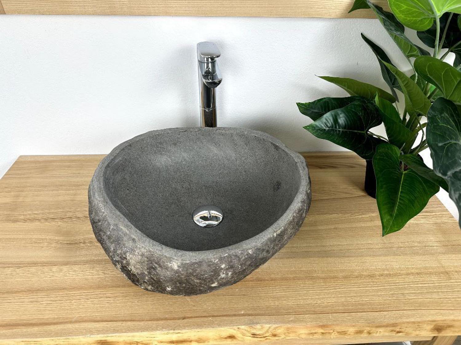 Умывальник SpiritofStone накладной river stone 39 см (CA.1.23)