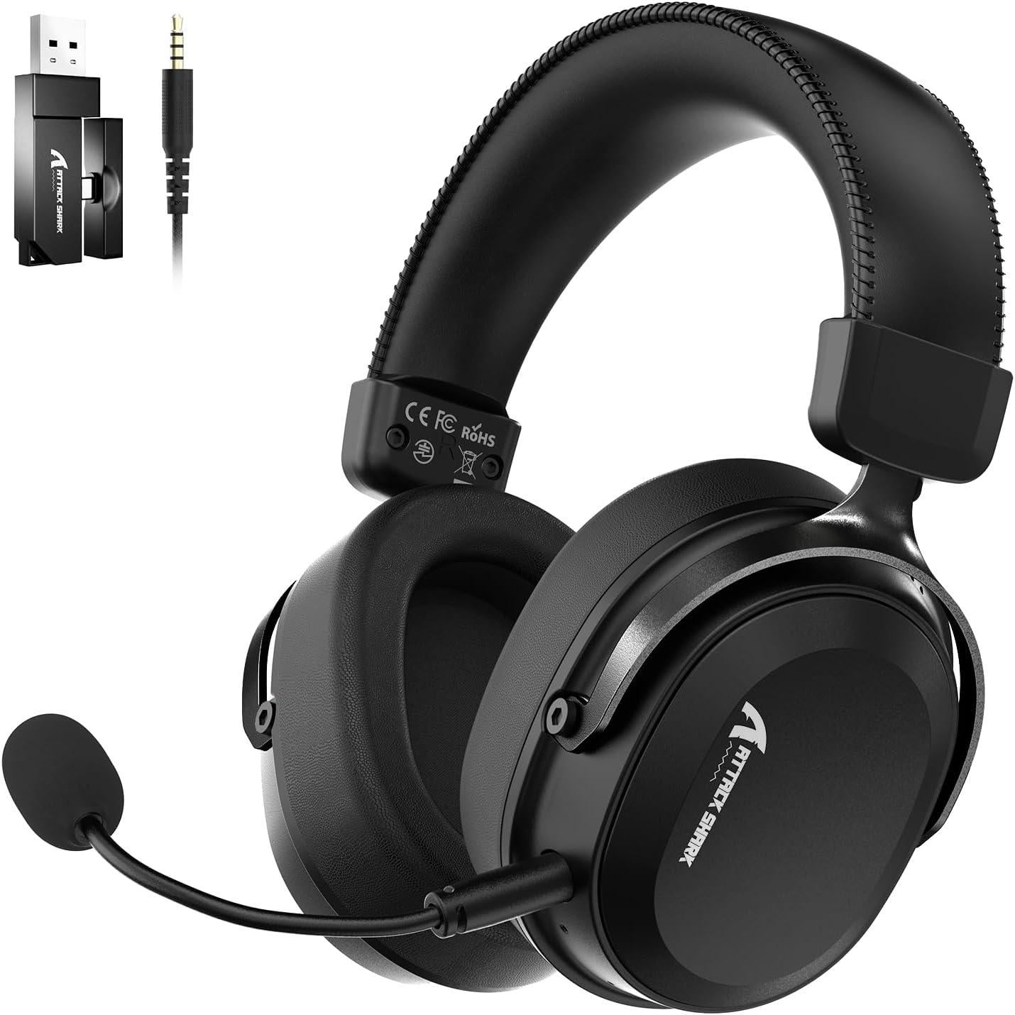 Наушники беспроводные Attack Shark L30 Pro Black