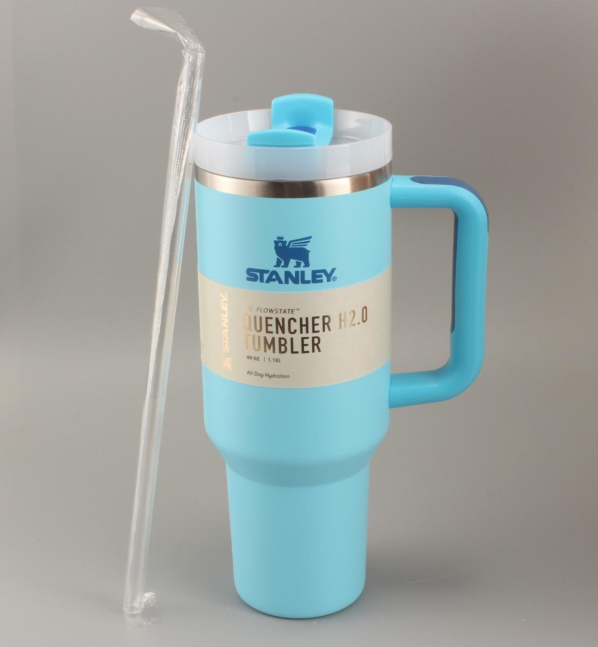Термочашка Stanley Quencher H2.0 Tumbler из нержавеющей стали 1,18 л Powder Blue (KT6007807)