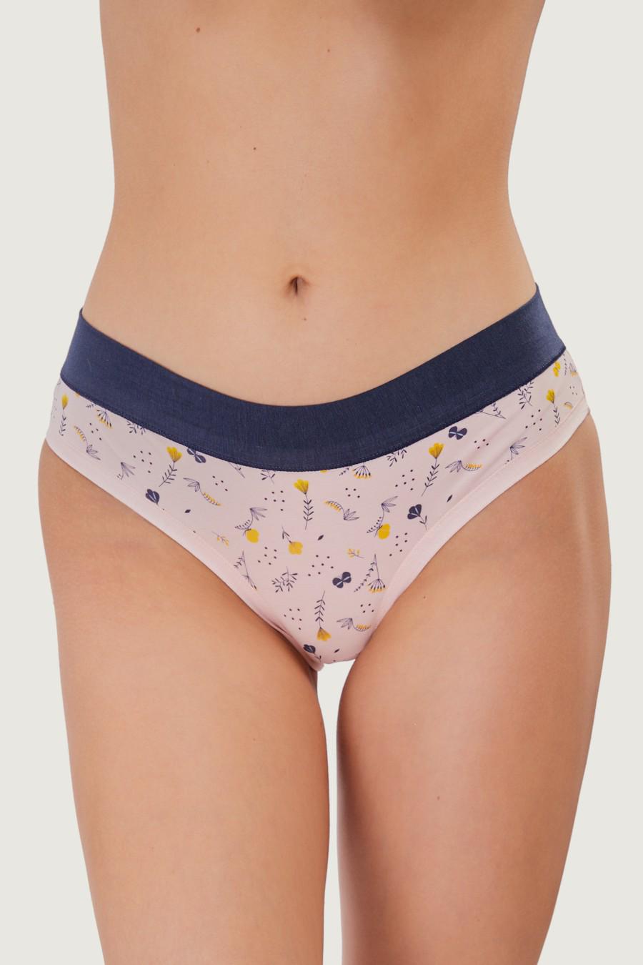 Трусики слип Emy р. 5/XL Розовый/Синий (78270)