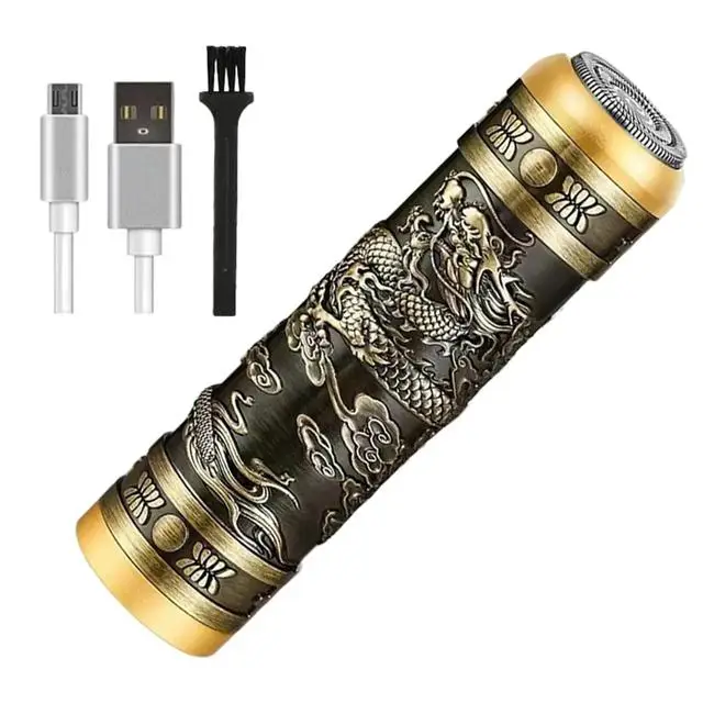 Бритва мини-аккумуляторная USB Mini Shaver Alstow NS-701 роторная беспроводная с индикатором заряда 9,5x2,5 см (opt-15164)