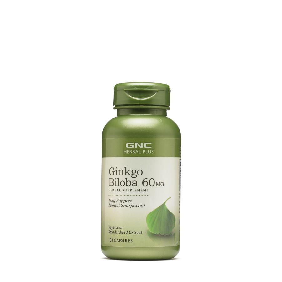 Натуральная добавка GNC Herbal Plus Ginkgo Biloba 60 мг 100 капс. (1192)