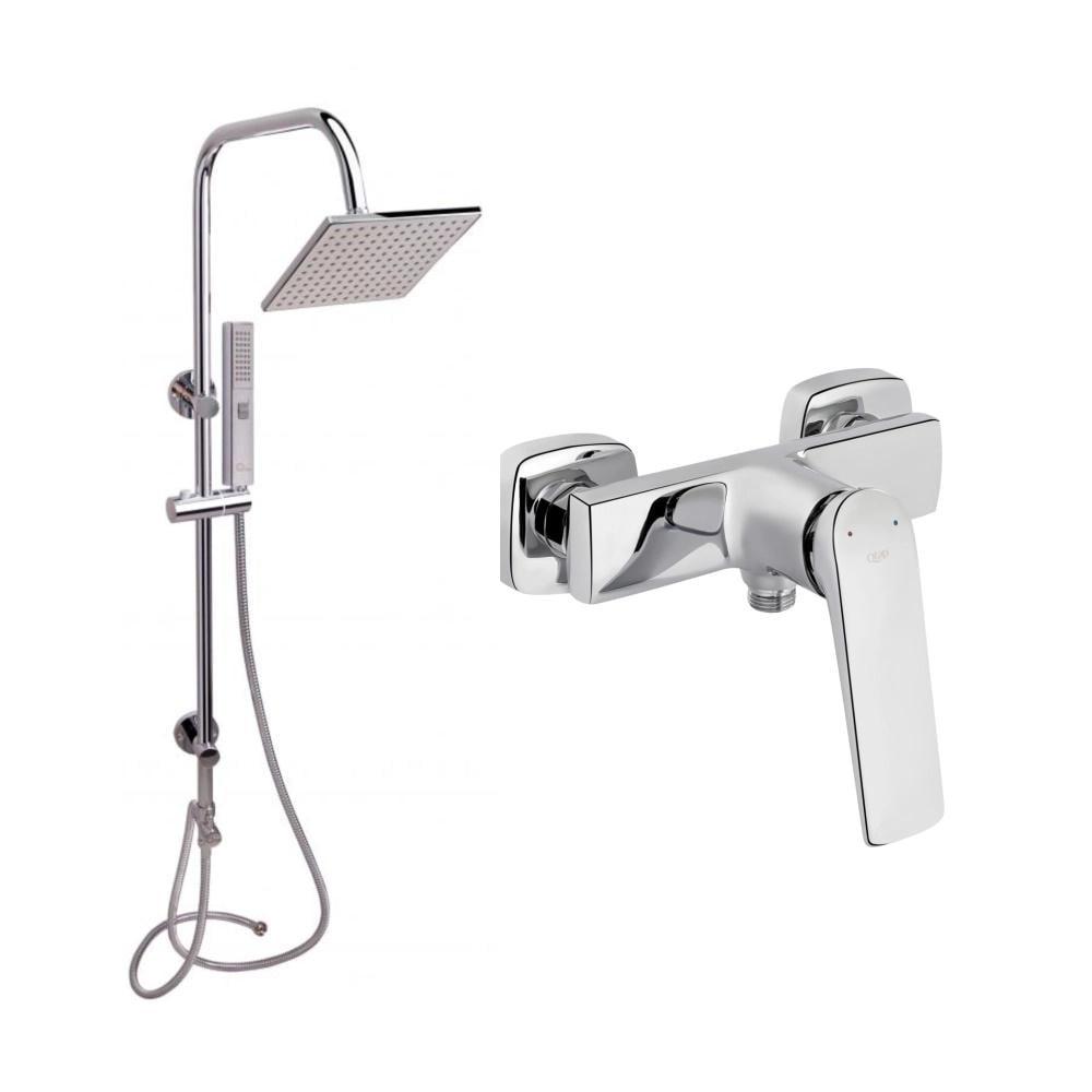 Набор для душа Qtap Vlasta QTVLA4028102C/QT1001CRM с душевой стойкой Chrome (FRRS00052203)