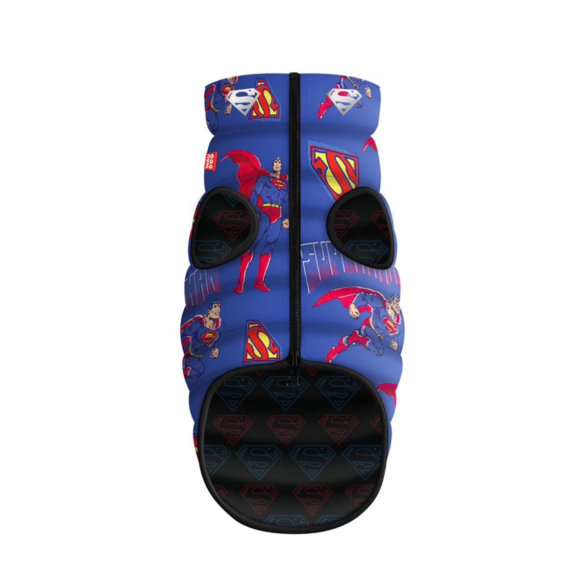 Курточка для собак WAUDOG Clothes двухсторонняя Сила Супермена S30 В 57-59 см С 46-50 см Курточка для собак WAUDOG Clothes двухсторонняя Сила Супермена S30 В 57-59 см С 46-50 см