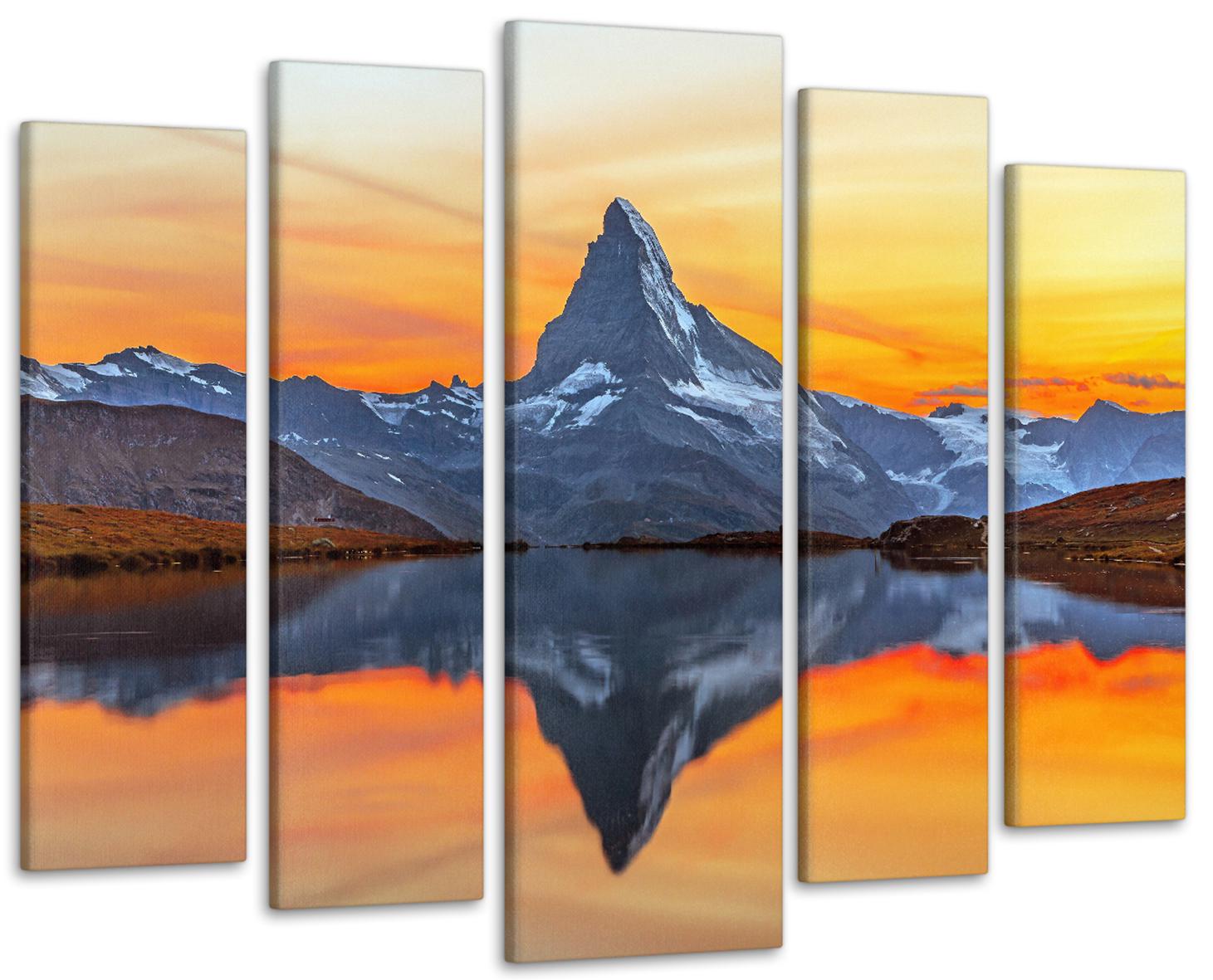 Картина модульная Природа Рассвет 115х170 см (Art-379_5)