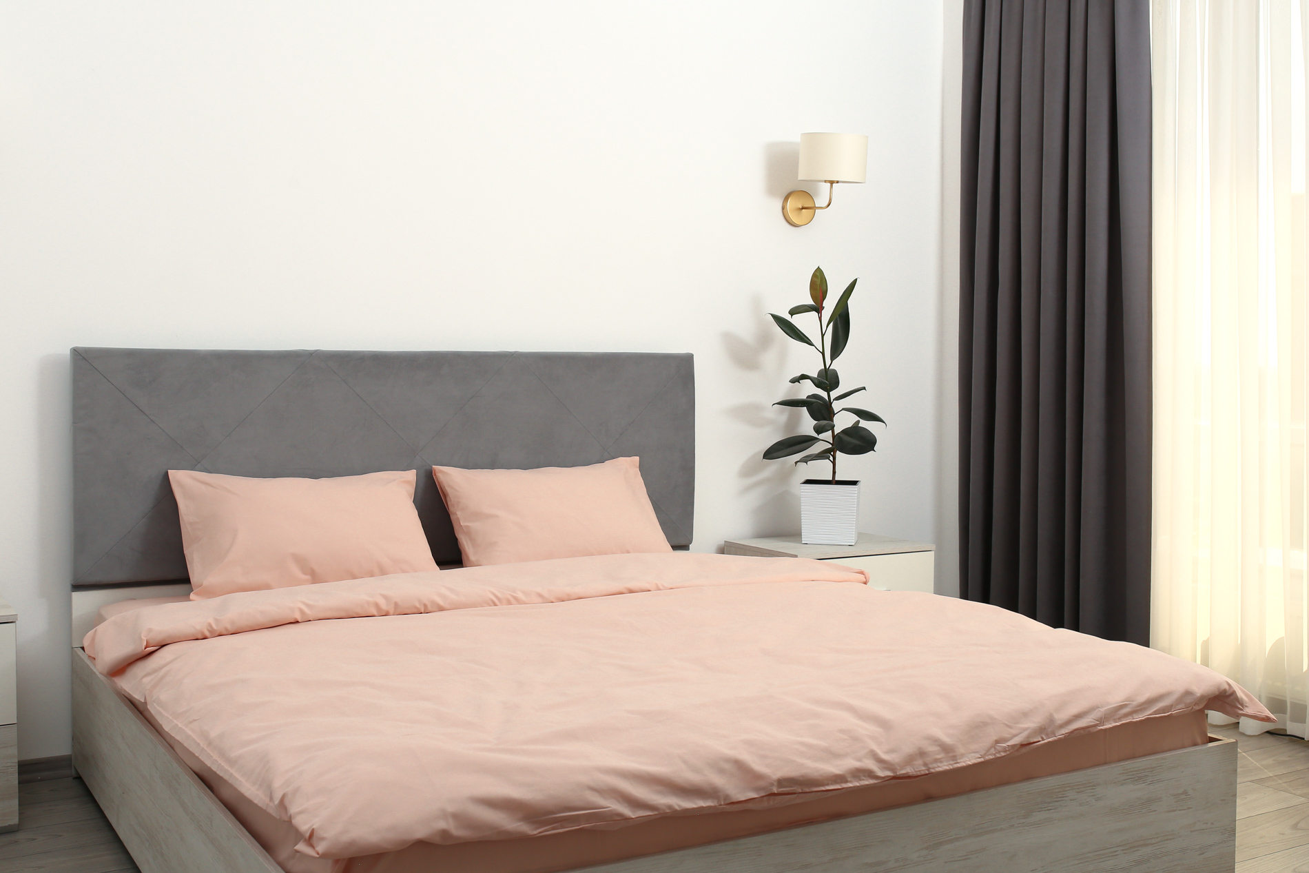 Комплект постельного белья двуспальный Amore GLux-1024 бязь Пудровый (KPB-A2-GLux-1024(50x70)_) - фото 6 Комплект постельного белья двуспальный Amore GLux-1024 бязь Пудровый (KPB-A2-GLux-1024(50x70)_) - фото 6