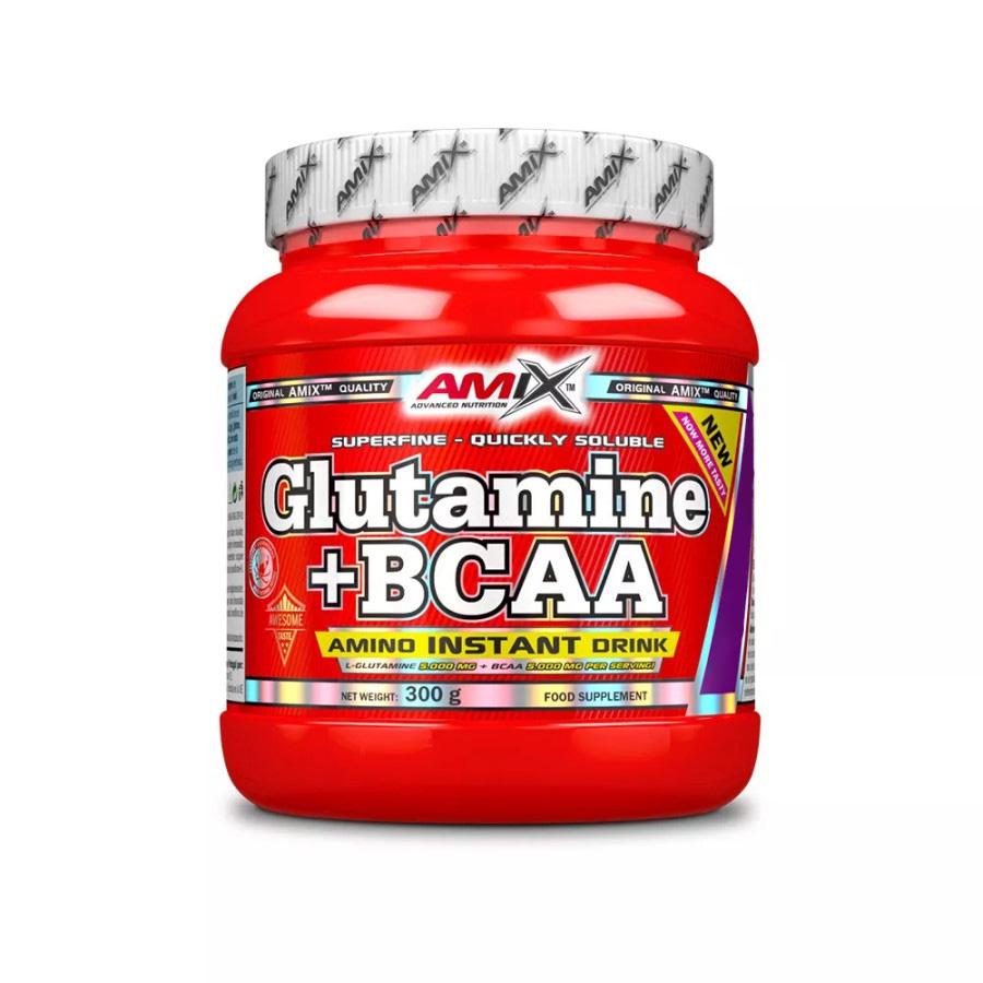 Аминокислота Amix Nutrition L-Glutamine+ BCAA 300 г Кола (9139V14395)