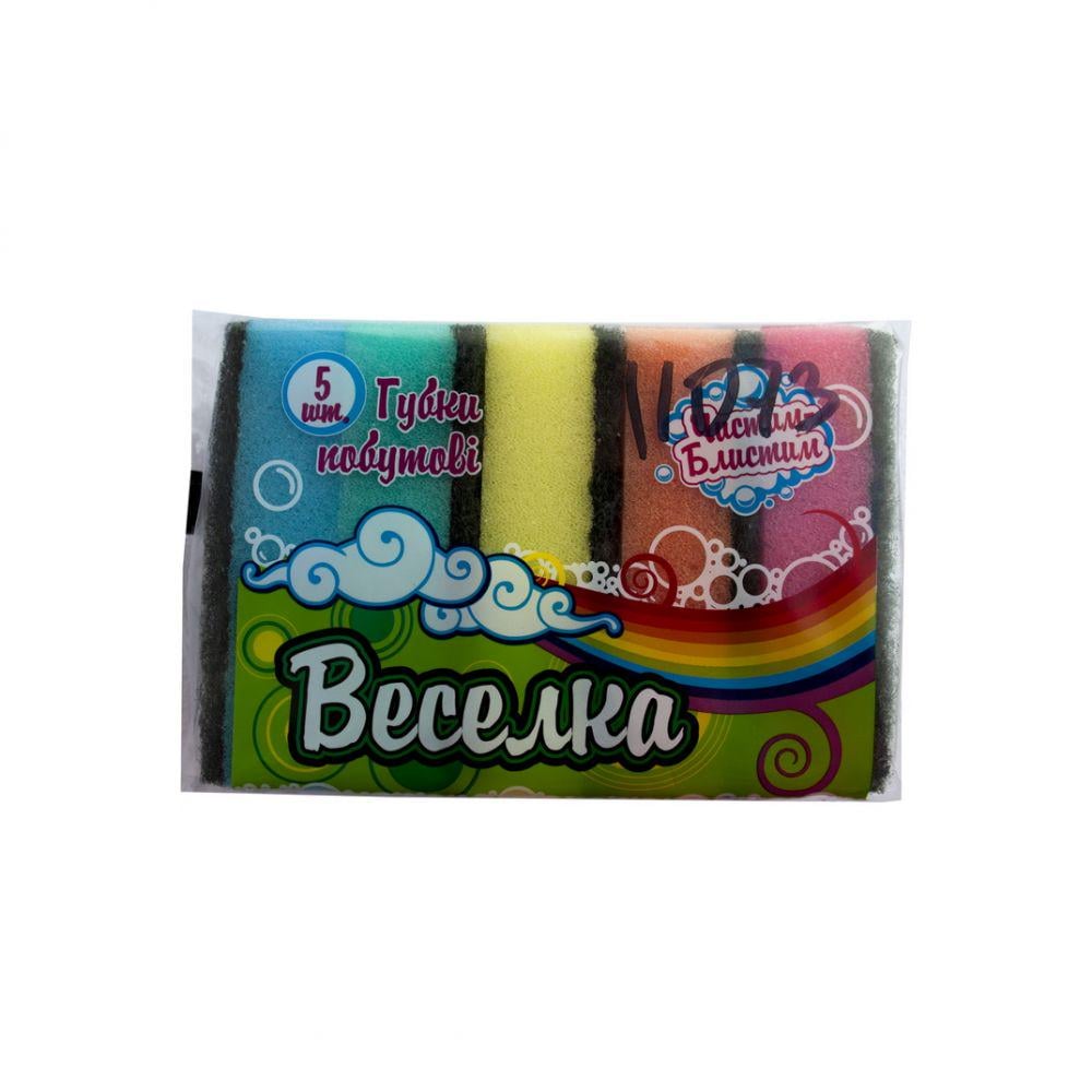 Губка кухонная макси Чистим-Блистим 5 шт. (11073)