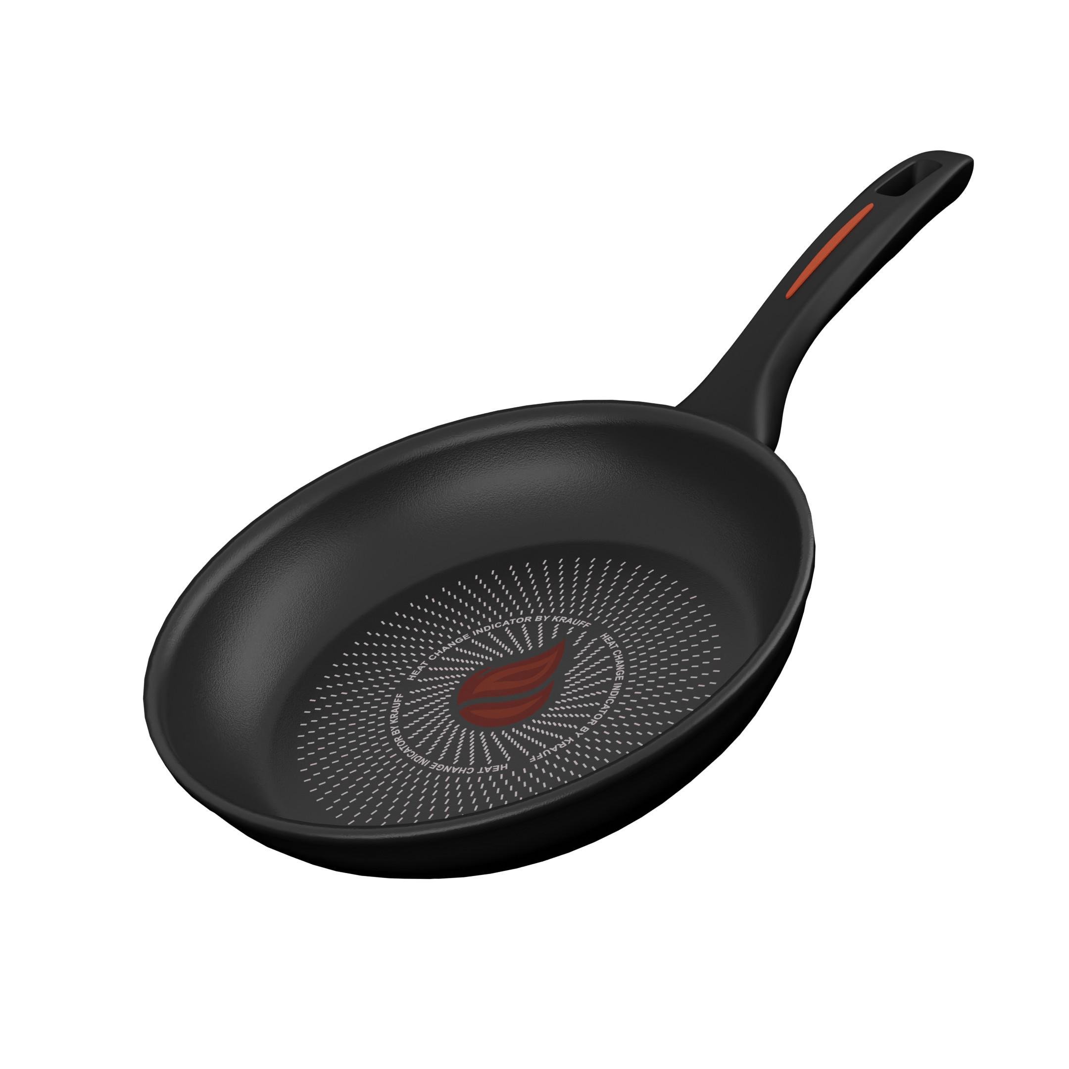 Сковорідка Krauff Smart Fry алюмінієва з антипригарним покриттям та індикатором нагріва 24 см (25-45-138)