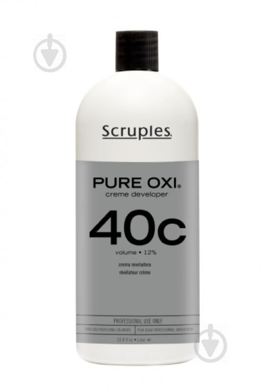 Окислитель Scruples 40 Vol PURE OXI 40 Volume Creme Developer 1L (877) - фото 1