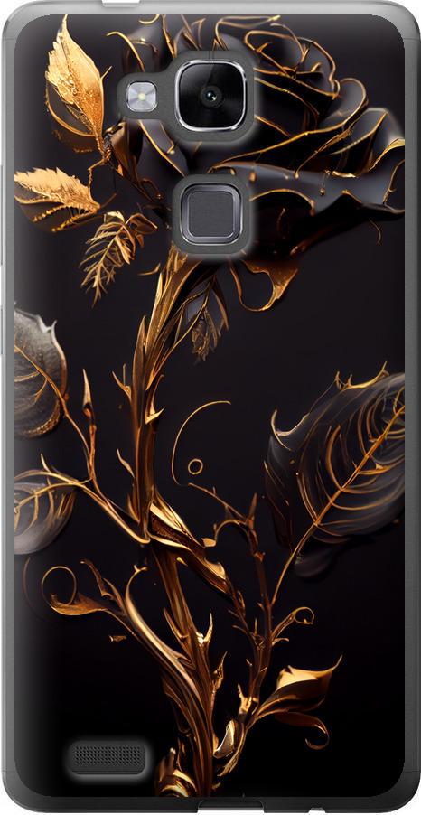 Чехол на Huawei Ascend Mate 7 Роза 3 (5552u-140-42517)