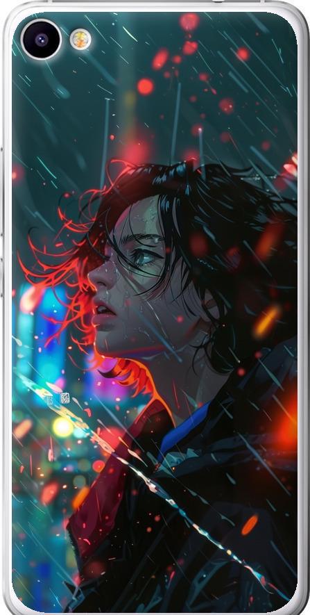 Чехол на Meizu U20 Ночные огни (6096t-416-42517) Чехол на Meizu U20 Ночные огни (6096t-416-42517)