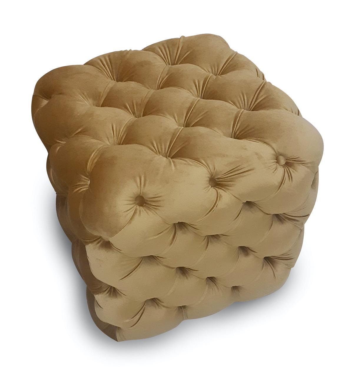 Пуф Mebelle Cubic велюр 45x45x45 см Блакитний (0235) - фото 7 Пуф Mebelle Cubic велюр 45x45x45 см Блакитний (0235) - фото 7