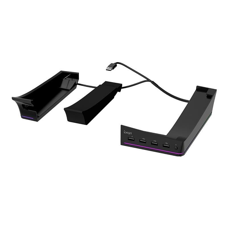 Док-станция Ipega Horizontal Stand для PS5 Slim Disc/Digital RGB 4×USB 2.0 Черный (PG-P5S021A) Док-станция Ipega Horizontal Stand для PS5 Slim Disc/Digital RGB 4×USB 2.0 Черный (PG-P5S021A)