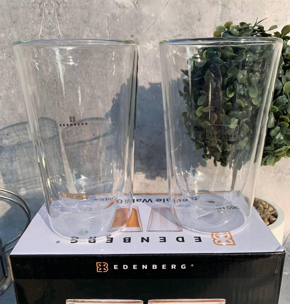 Набір склянок Edenberg із подвійними стінками 2 шт. 360 мл (EB-19515) - фото 2