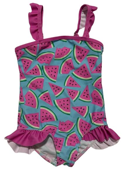 Купальник цельный для девочки Арбузики 3-4 года 100 см (1725)