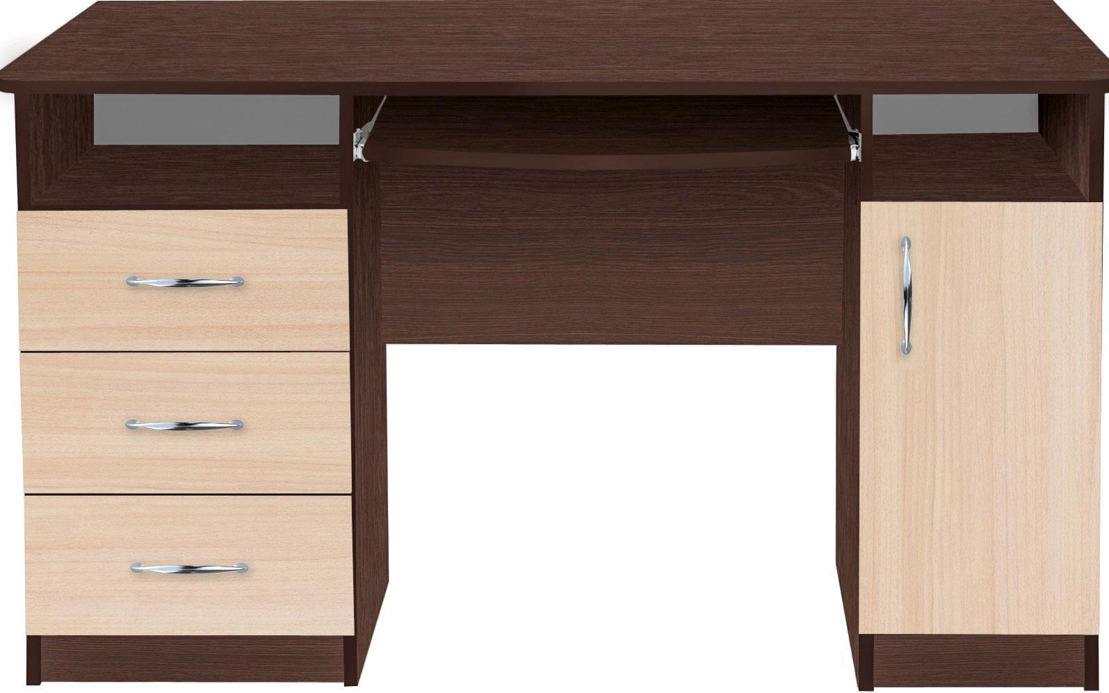 Стол компьютерный МАКСИ-МЕбель Кент 2 1800 Венге магия/Дуб молочный (5102635) Стол компьютерный МАКСИ-МЕбель Кент 2 1800 Венге магия/Дуб молочный (5102635)