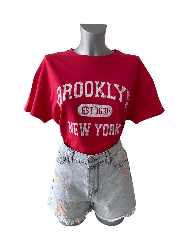 Футболка Principles 73-3032x20 женская р. 18 Красный (188452)