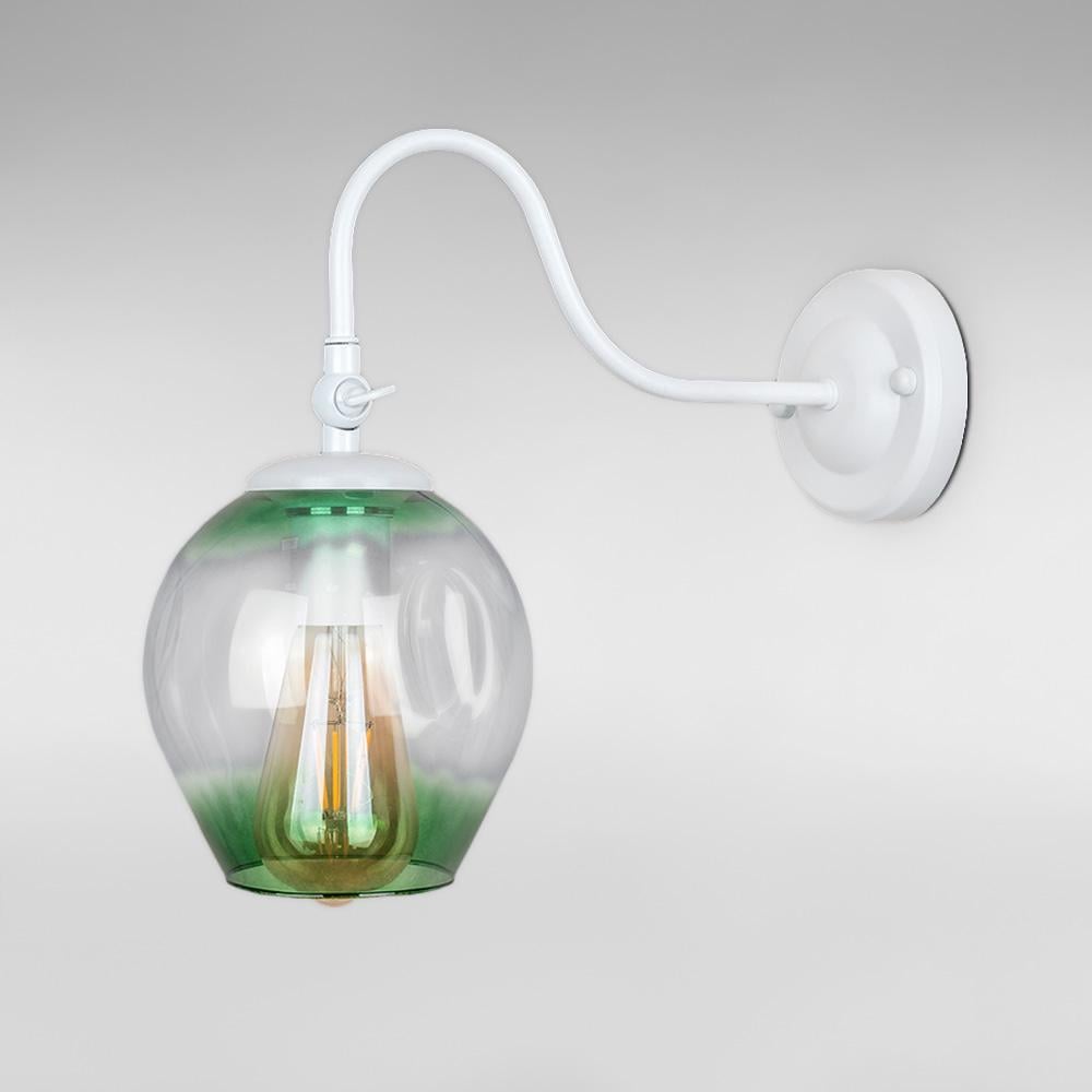Светильник/бра настенный Light House LS-18142F3-1 WH/GR Белый/Зеленый