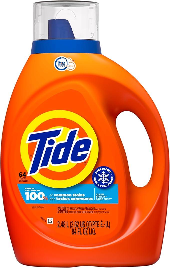 Пральний порошок рідкий Tide із ароматом чистого бризу 2,48 л