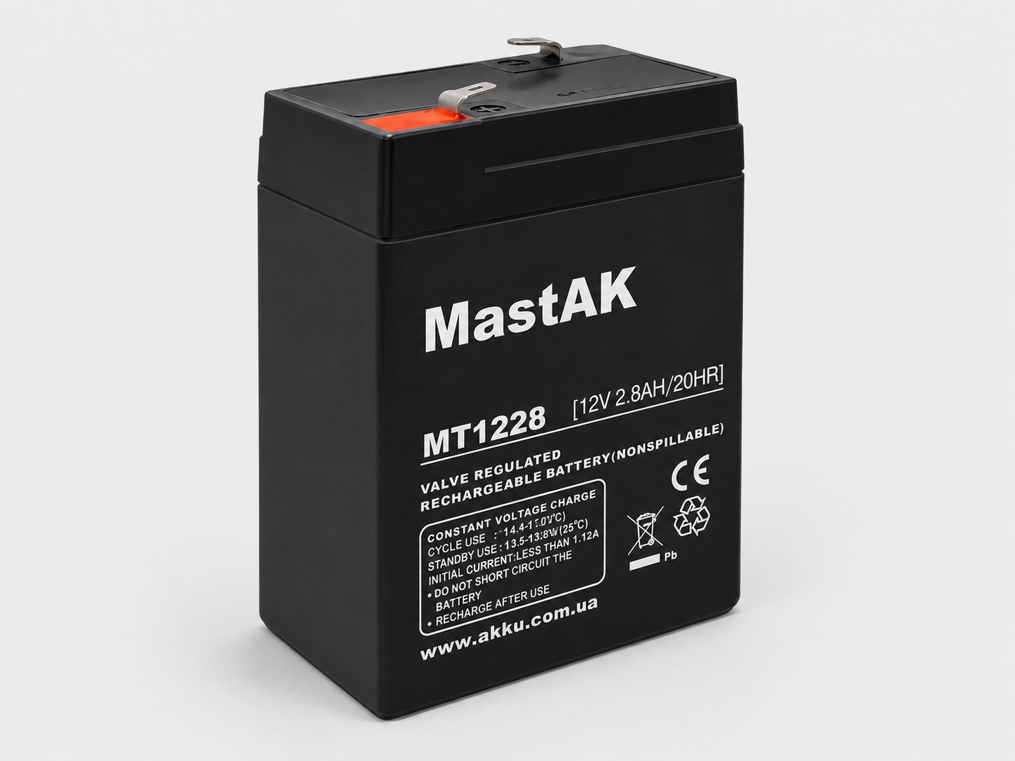 Аккумулятор MastAK MT1228 12V 2,8 Ah (185062)