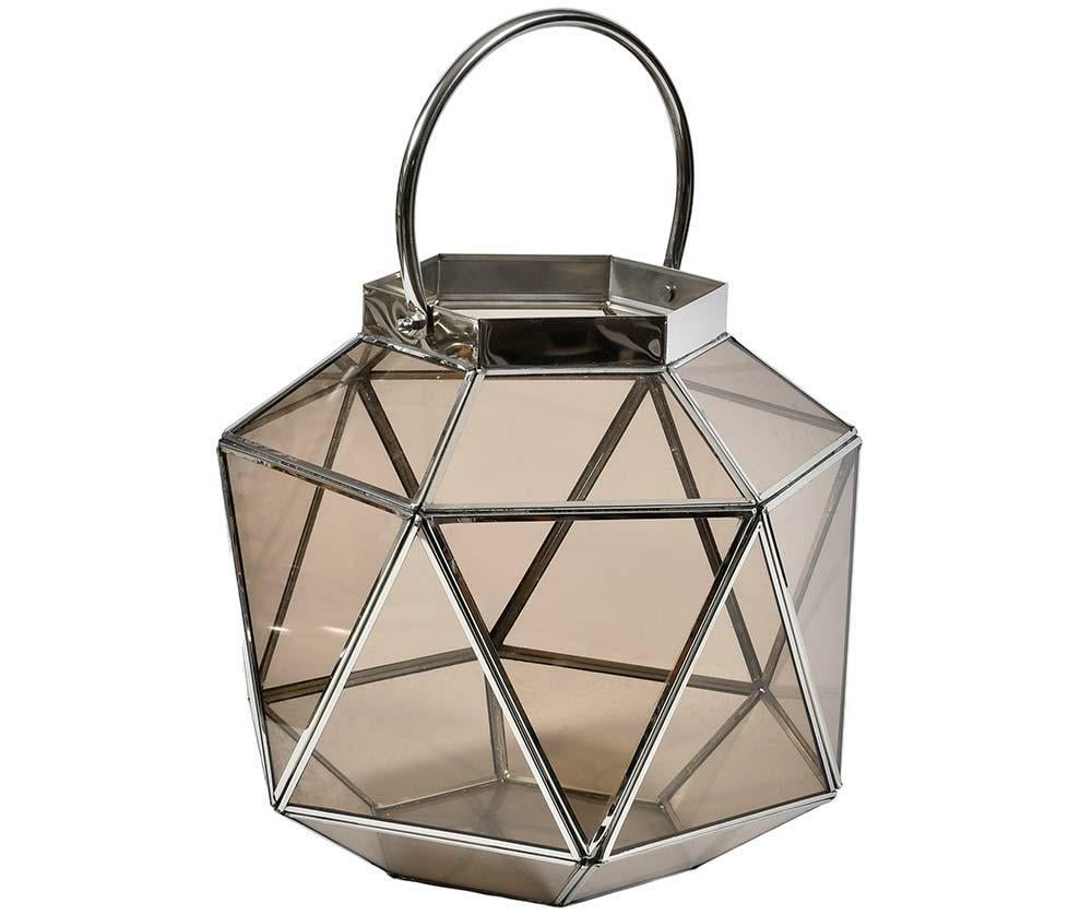 Фонарь-подсвечник декоративный Belldeco металл/стекло ручная работа 31x31x29 см (24643594)