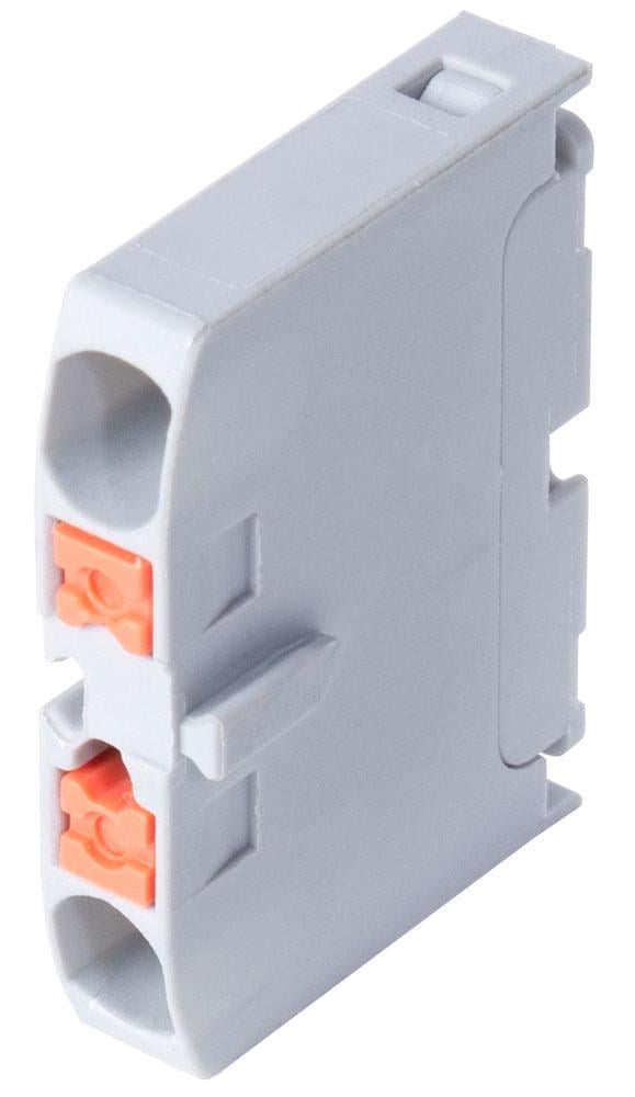 Клеммный соединительный блок E.NEXT e.tc.spring.1 24А 2 контакта 0,2-4 мм2 (s090001)