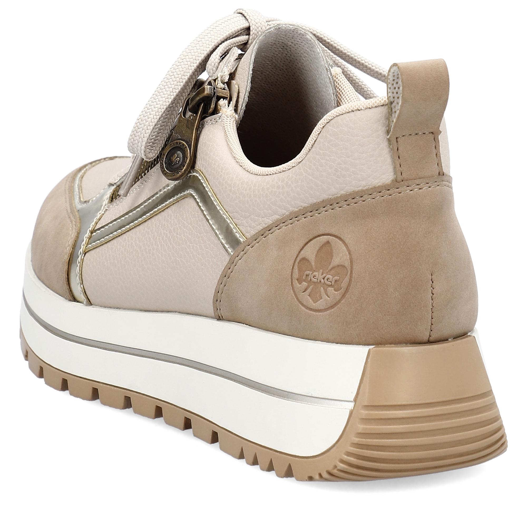 Кроссовки осенние женские RIEKER р. 40 Бежевый (035546-40) - фото 10 Кроссовки осенние женские RIEKER р. 40 Бежевый (035546-40) - фото 10