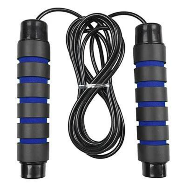 Скакалка скоростная для кроссфита и фитнеса на подшипниках 2,6 м (888-27)