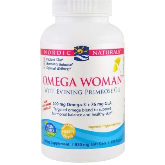 Масло вечерней примулы Nordic Naturals Omega Woman With Evening Primrose Oil 830 мг 120 Soft Gels (NOR-01780) Масло вечерней примулы Nordic Naturals Omega Woman With Evening Primrose Oil 830 мг 120 Soft Gels (NOR-01780)