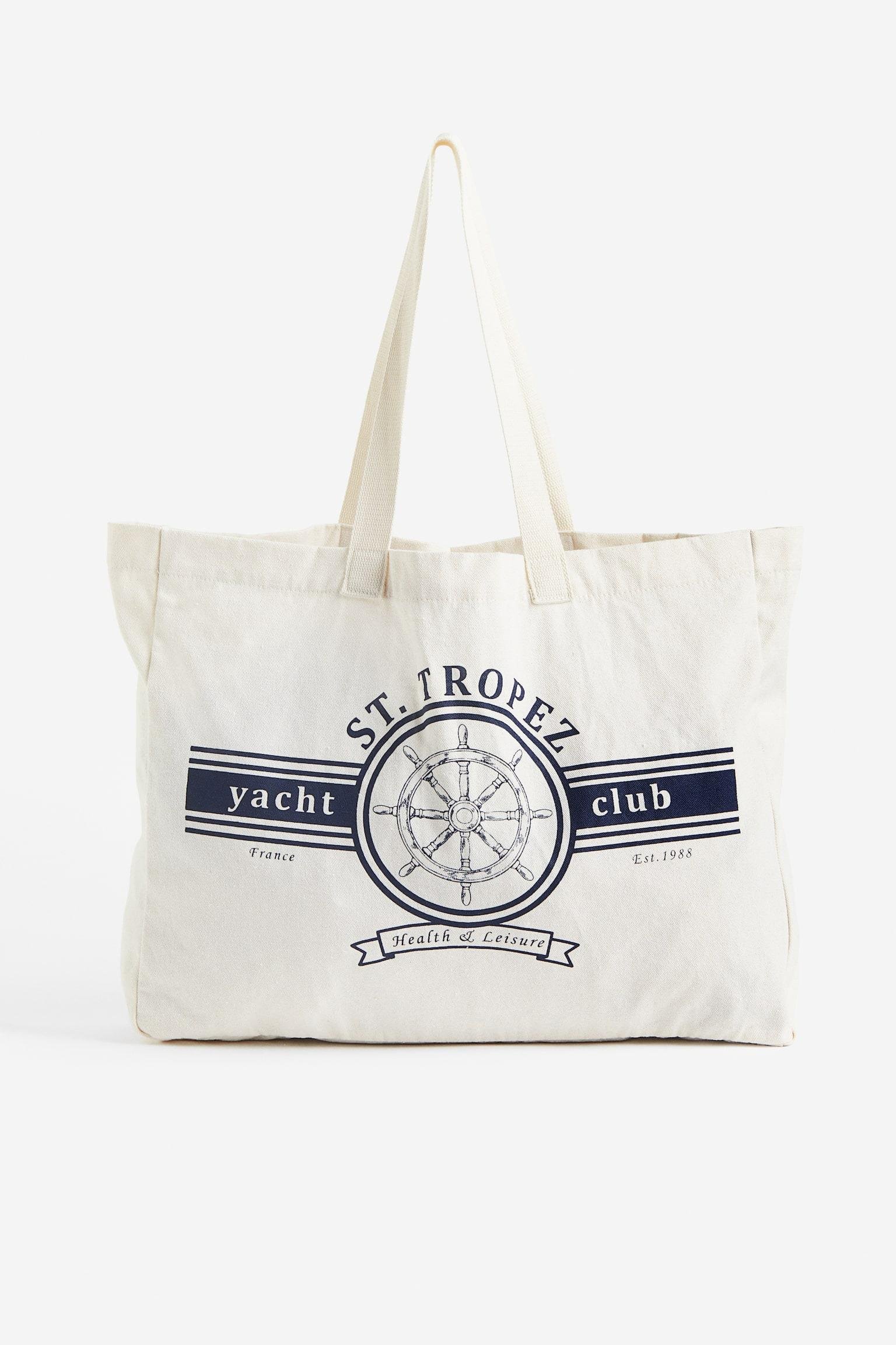 Сумка H&M 50x40x12 см Кремово-синій (E9071108580)