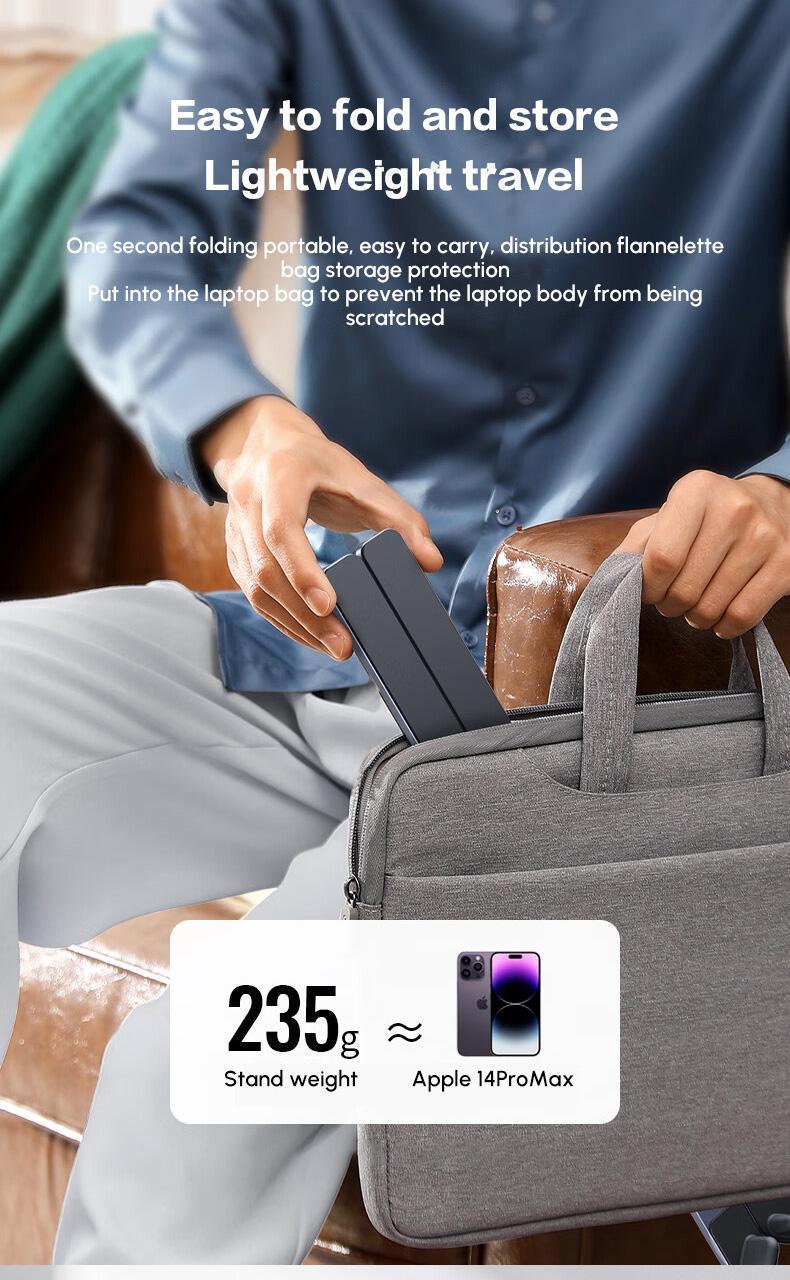 Підставка для ноутбука UGREEN до 17.3" Темно-сірий (35844) - фото 8