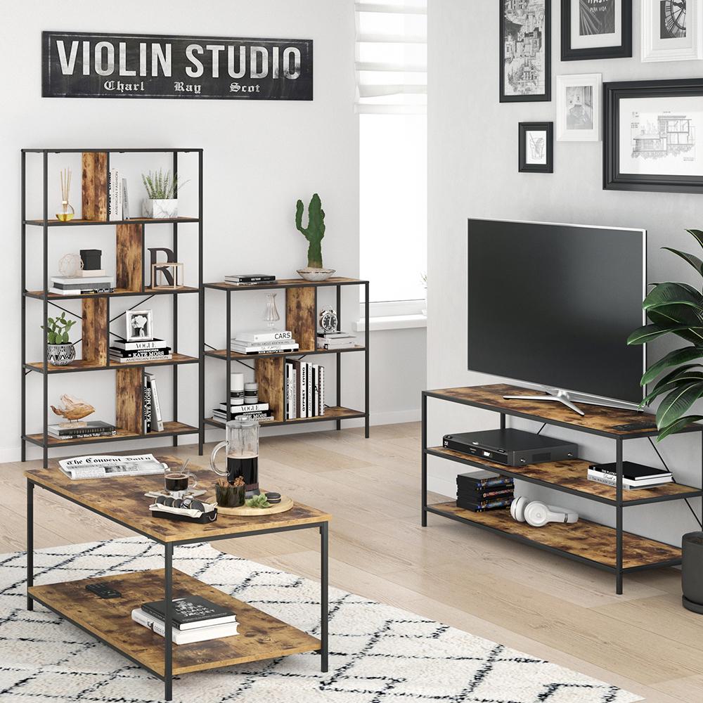 Лофт стеллаж книжный 146х80 Vicco Fyrk - фото 8