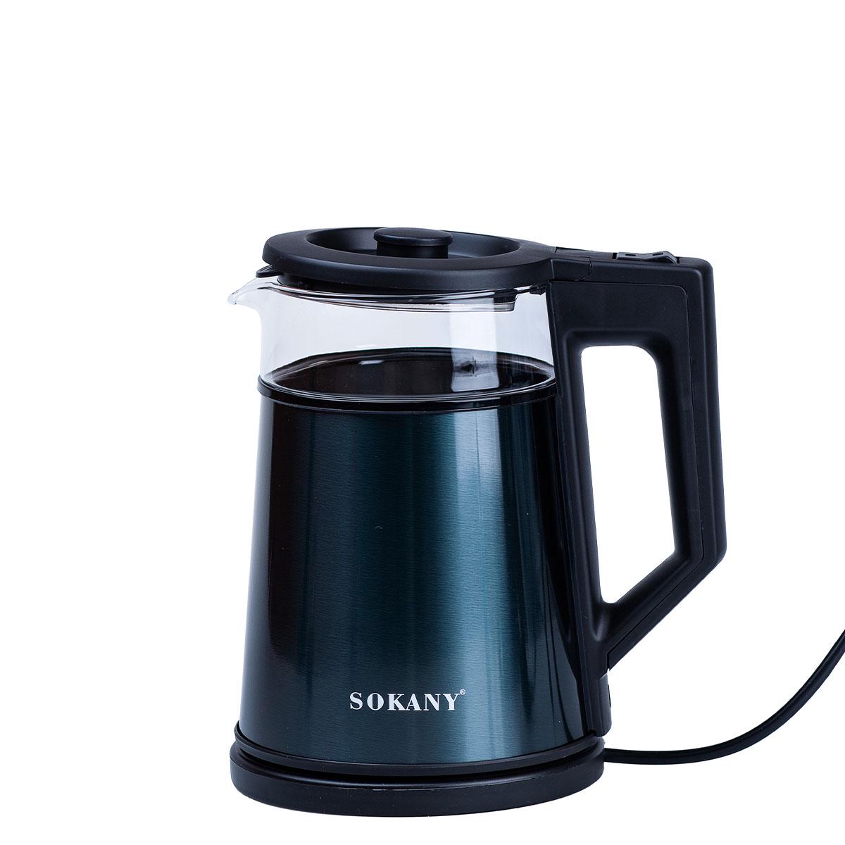 Электрочайник Sokany с автоматическим отключением дисковый бытовой 2000 Вт 1,7 л (5901)