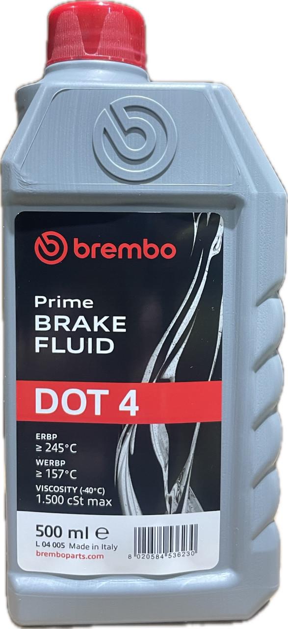 Гальмівна рідина Brembo DOT-4 500 мл (L04005)