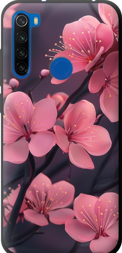 Чехол на Xiaomi Redmi Note 8T Пурпурная сакура (6075b-1818-42517) Чехол на Xiaomi Redmi Note 8T Пурпурная сакура (6075b-1818-42517)