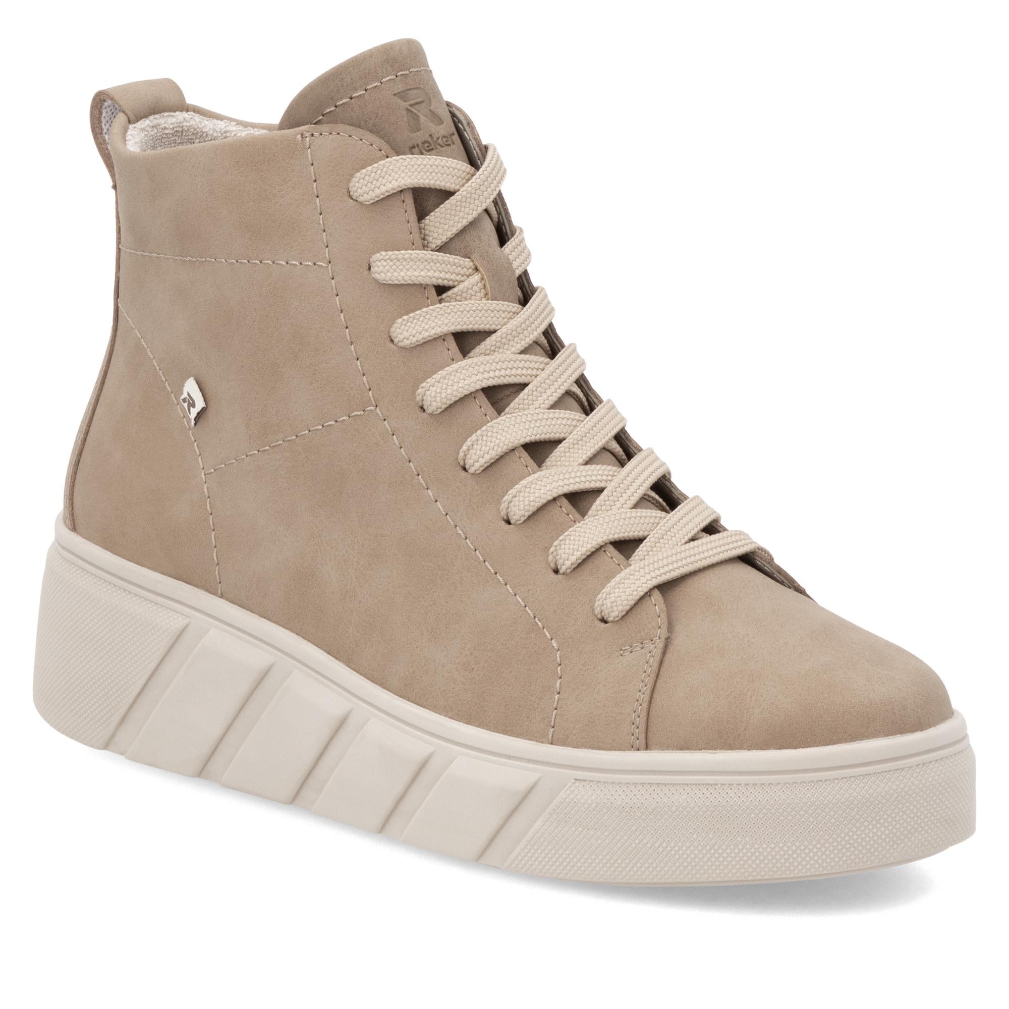 Ботинки женские зимние RIEKER Evolution повседневные р. 37 Бежевый (013757-37)