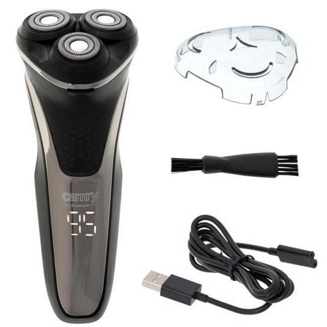 Електробритва для чоловіків Camry CR 2927 гоління сухе/вологе Коричневий (iz13939) - фото 5
