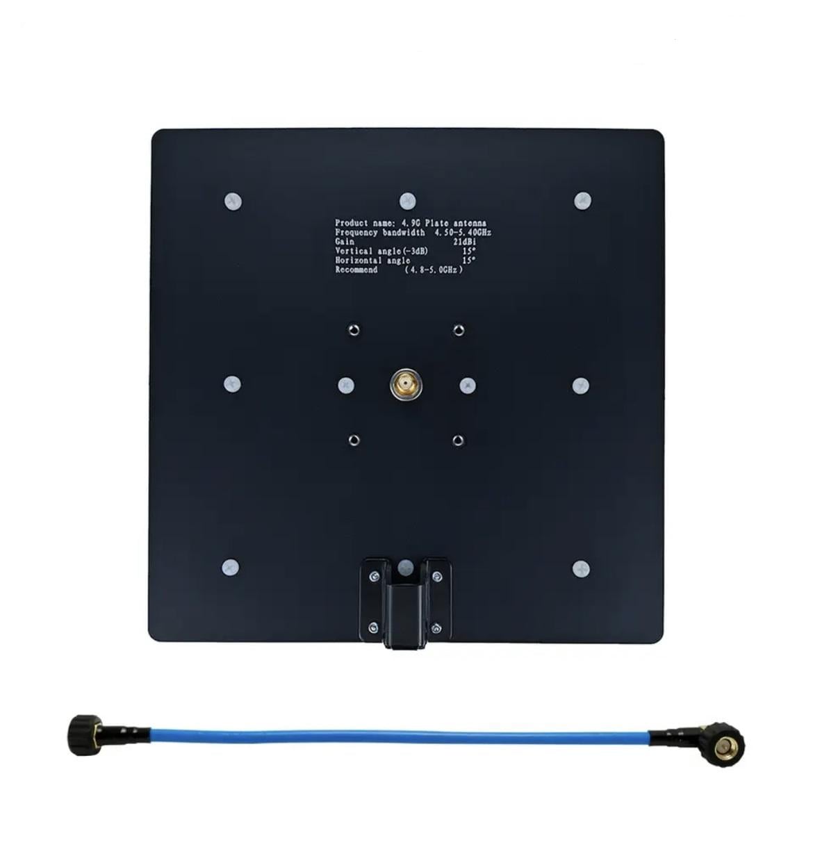 Антенна направлена ​​панельная Maple Wireless 21Dbi 4,9G SMA-Male-Manual вертикальная поляризация для FPV дронов (00-00025304)