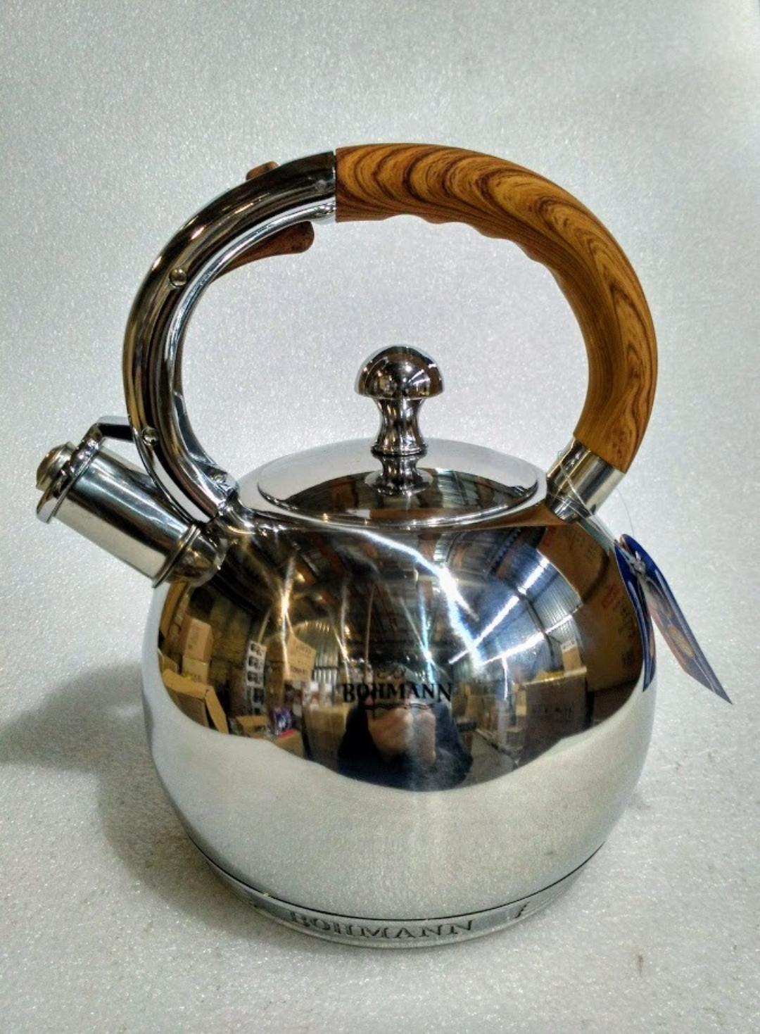 Чайник со свистком Bohmann BH-8052 нержавеющая сталь 3 л (18205282)